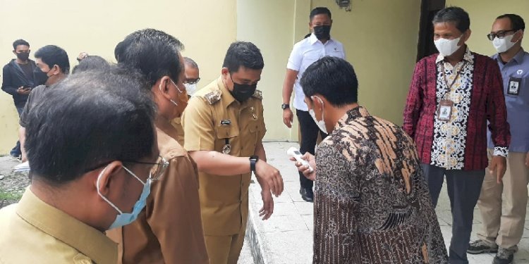 Wali Kota Medan Bobby Nasution di Kantor Ombudsmn Sumut/RMOLSumut
