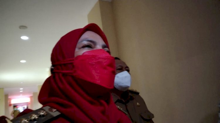 Wali Kota Bandarlampung Eva Dwiana/ Tuti