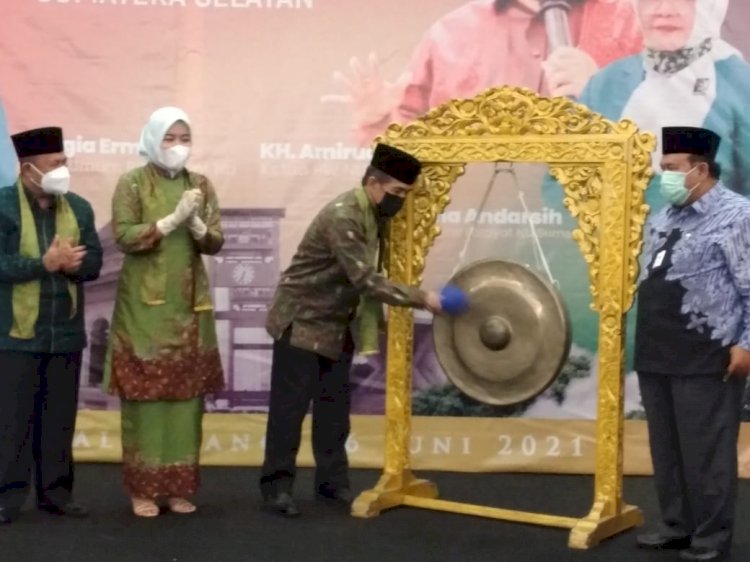 Konfrensi Wilayah (Konferwil) X Fatayat NU Sumsel yang digelar di Arista Hotel, Minggu (6/6). (Dudy Oskandar/rmolsumsel.id)