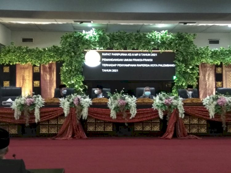 Sidang paripurna DPRD Kota Palembang. Foto : Alwi/rmolsumsel.id
