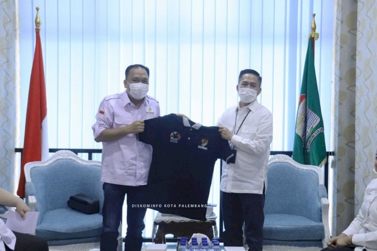 Ketua KORMI Palembang Zulfikar Muharram dan Sekda Ratu Dewa. (ist)