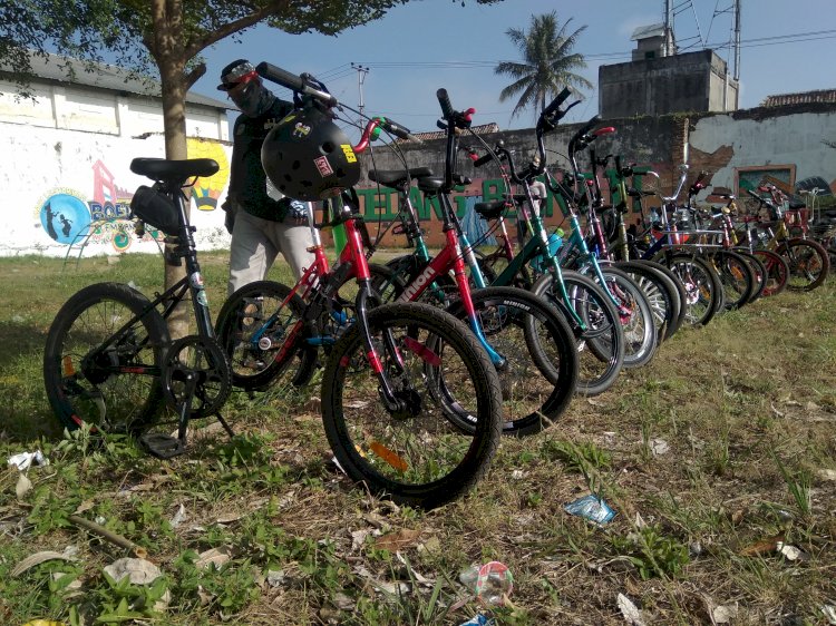 Komunitas Minion Bike Palembang. (Alwi Alim/rmolsumsel.id) 