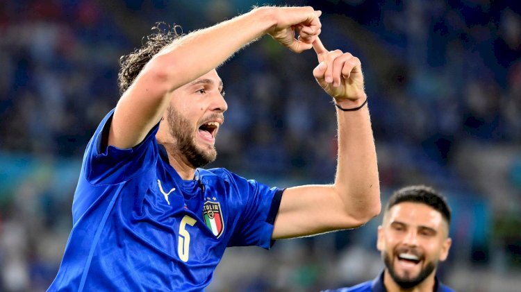 Manuel Locatelli kembali menjadi tumpuan Italia di lini tengah/SkySports/rmolsumsel.id