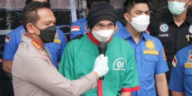 Anji mengenakan tahanan Polres Metro Jakarta Barat/RMOLJakarta