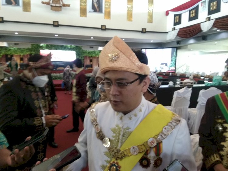 Sultan Mahmud Badaruddin (SMB) IV Jayo Wikramo, RM Fauwaz Diraja. (alwi alim/rmolsumsel.id)
