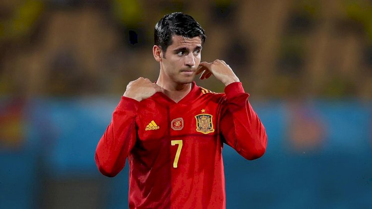 Penyerang Timnas Spanyol, Alvaro Morata. (istimewa/rmolsumsel.id)