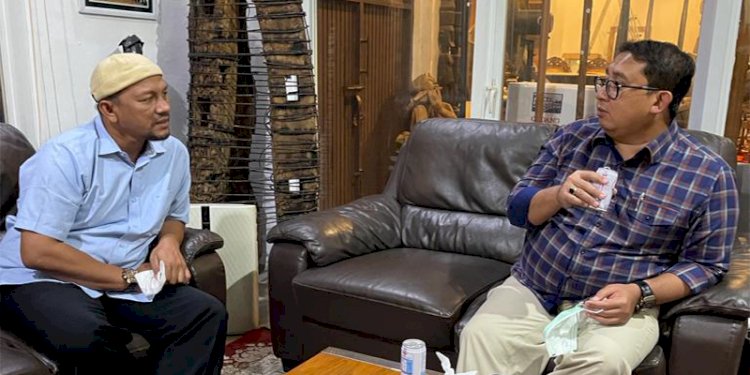 Fadli Zon saat bertemu dengan Senator DPD RI asal Aceh, HM Fadhil Rahmi. (Ist/rmolsumsel.id)