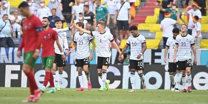 Portugal vs Jerman. (net/rmolsumsel.id)