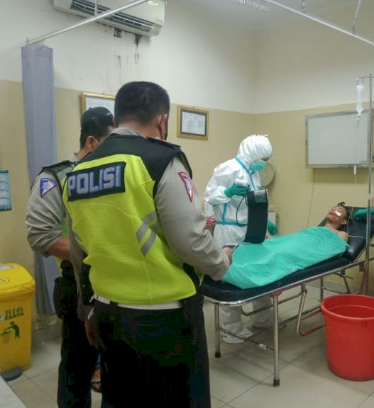korban mendapatkan perawatan di rumah sakit BARI/Dudi Oskandar/rmolsumsel.id