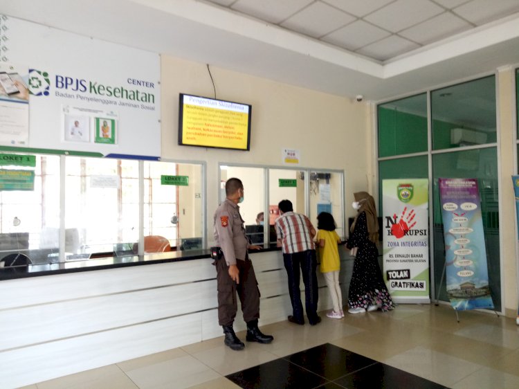 Loket pendaftaran pasien di RS Ernaldi Bahar Palembang. (Yulia Savitri/rmolsumsel.id) 