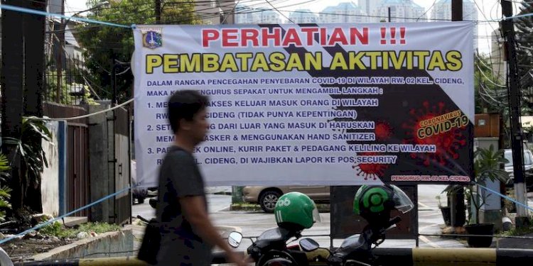 Ilustrasi pembatasan mobilitas masyarakat di DKI Jakarta. (RMOLJakarta)