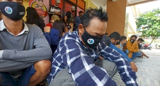 Empat Pekerja asal Jawa Tengah Diamankan Polda Sumsel/Elko Bima/rmolsumsel.id
