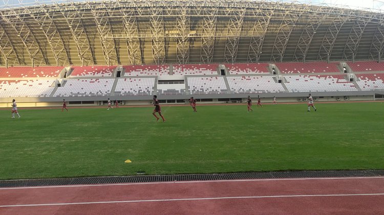 Stadion Gelora Sriwijaya Jakabaring Palembang. (Yosep Indra Praja/rmolsumsel.id)
