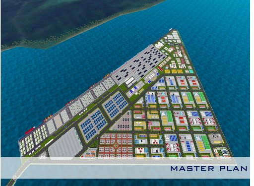 Desain pembangunan Pelabuhan Tanjung Carat (ist/rmolsumsel.id)