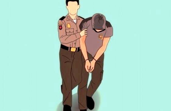 Ilustrasi polisi tangkap polisi. (Net/rmolsumsel.id)