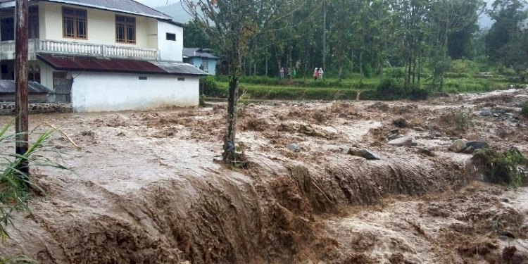 Ilustrasi banjir. (rmol.id)