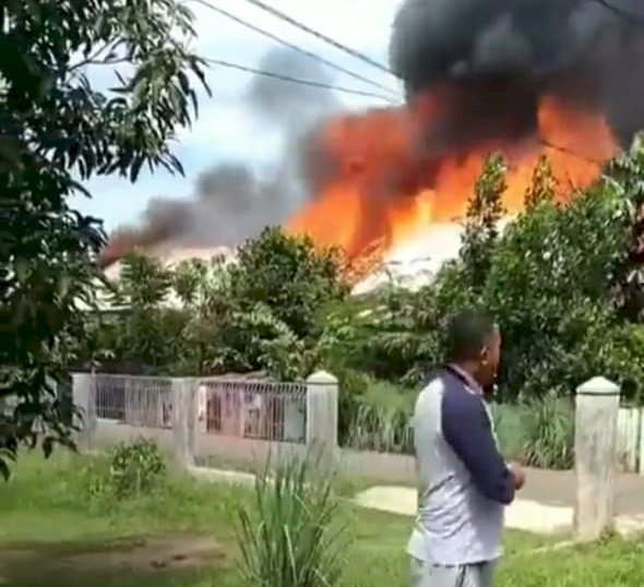 Enam Rumah di Asrama TNI AD Sekojo Terbakar/ist/rmolsumsel.id