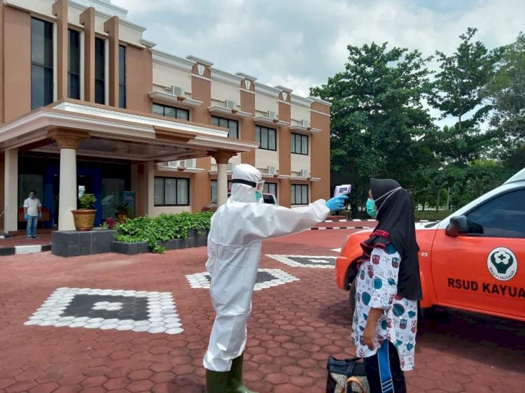 Tempat isolasi yang terpusat Teluk Gelam telah melayani 53 pasien Covid-19. (Diskominfo OKI/rmolsumsel.id)