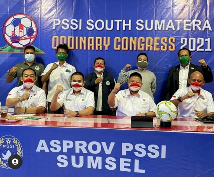 kongres biasa Asprov PSSI Sumsel/rmolsumsel.id