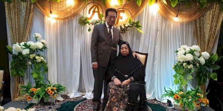 Anwa Fuadi dan istri Hj Faridah/ist/rmolsumsel.id