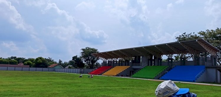 Stadion Tebat Sari, Martapura OKU Timur Tempat Pelaksanaan Cabor Sepakbola  PORPROV XIII/Ist/