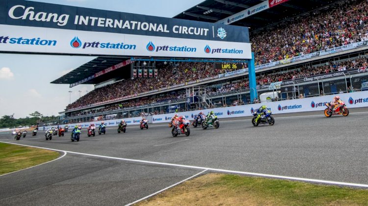 Perhelatan MotoGP musim lalu di Sirkuit Chang Internasional/net