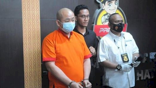 Jason Cakrawinata pakai rompi oranye/net/rmolsumsel.id