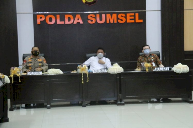rapat koordinasi penyerapan anggaran percepatan pemulihan ekonomi nasional /ist/rmolsumsel.id