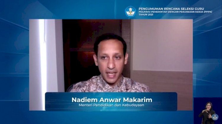 Menteri Pendidikan dan Kebudayaan Republik Indonesia, Nadiem Makarim/repro