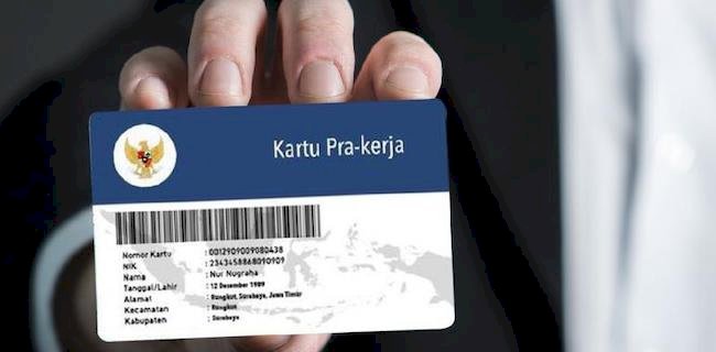 Ilustrasi kartu pra kerja. (net/rmolsumsel.id)