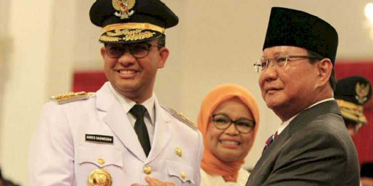 Anies Baswedan dan Prabowo Subianto/net