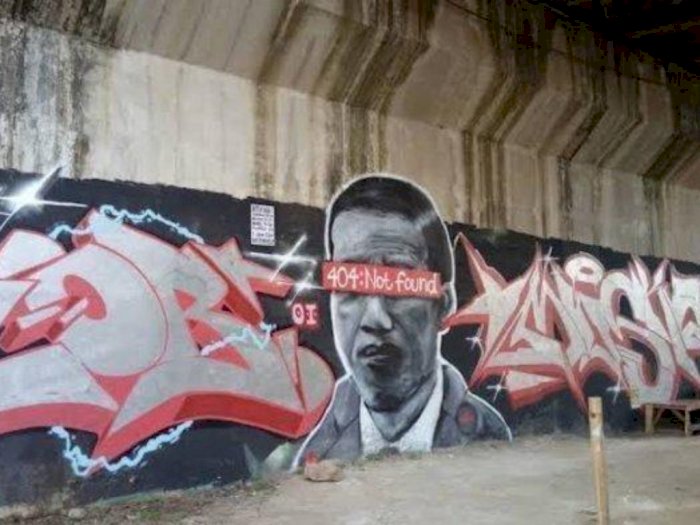 Mural Jokowi 404 not Found/net