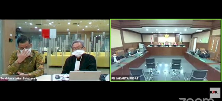 Sidang putusan kasus Korupsi Bansos Covid-19 yang menjerat mantan Menteri Sosial/repro