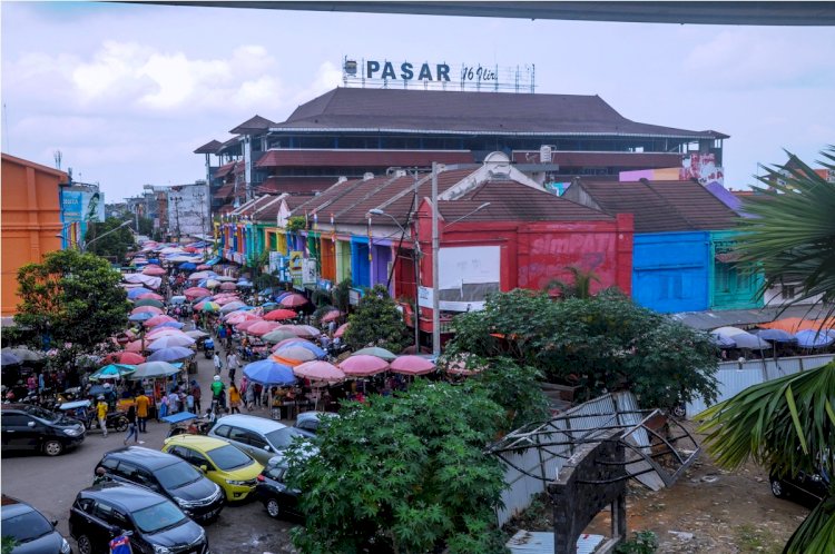 Pasar 16 Palembang/net