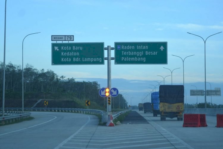 Jalan Tol Palembang-Lampung. (Istimewa/rmolsumsel.id)