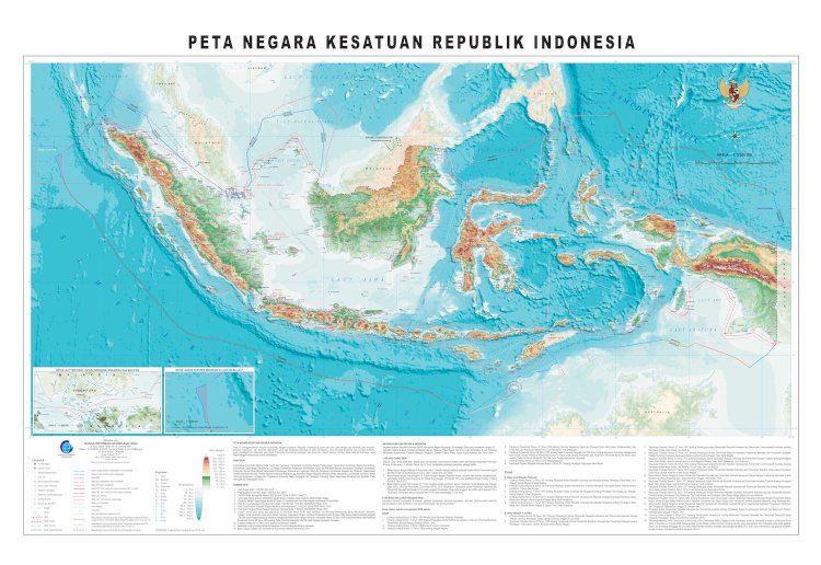 Peta Negara Kesatuan Republik Indonesia/Repro