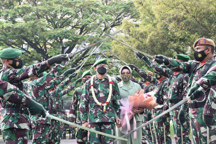 Suasana serah terima jabatan Kasdam II/Sriwijaya di gelar di Makodam II Sriwijaya, Selasa (31/8).(ist/rmolsumsel.id)