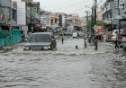 Potret Banjir di Sejumlah Ruas Jalan Kota Palembang