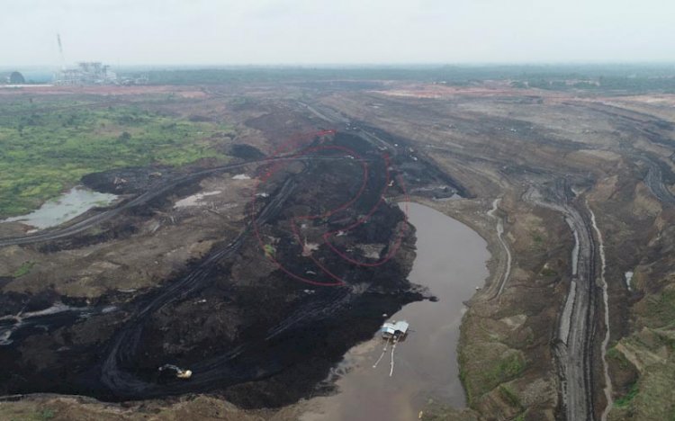 Tambang Musi Prima Coal di Desa Gunung Raja. (dok/rmolsumsel.id) 