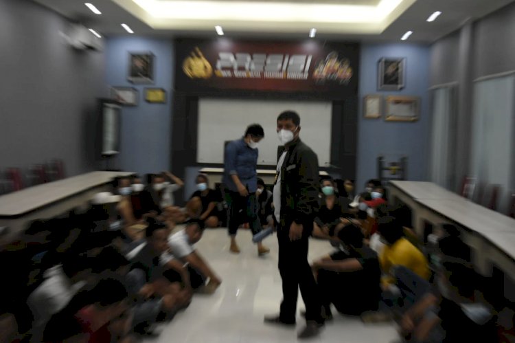 Puluhan Remaja di Palembang diamankan Satres Narkoba Polrestabes Palembang/ist