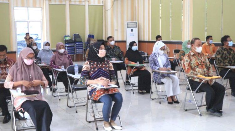 Para PNS peserta seleksi jabatan di Pemkot Lubuklinggau. (Dinas Kominfo Lubuklinggau)