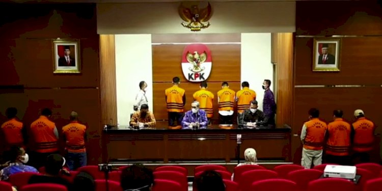 10 Anggota DPRD Muara Enim Ditetapkan Tersangka oleh KPK. (ist/rmolsumsel.id)