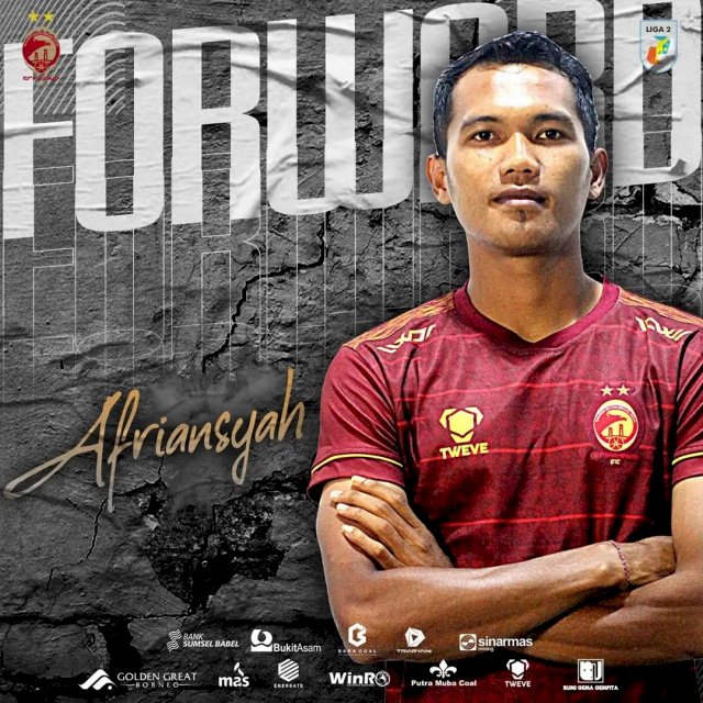 Striker Sriwijaya FC Afriansyah mencetak gol ke gawang Babel Muba United. (Instagram/sriwijayafc.id/rmolsumsel.id)
