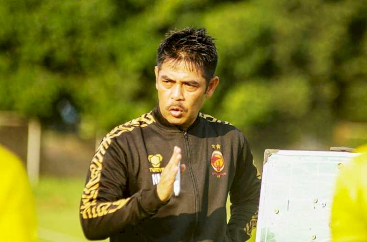Pelatih Kepala Sriwijaya FC Nil Maizar. (MO Sriwijaya FC/rmolsumsel.id)