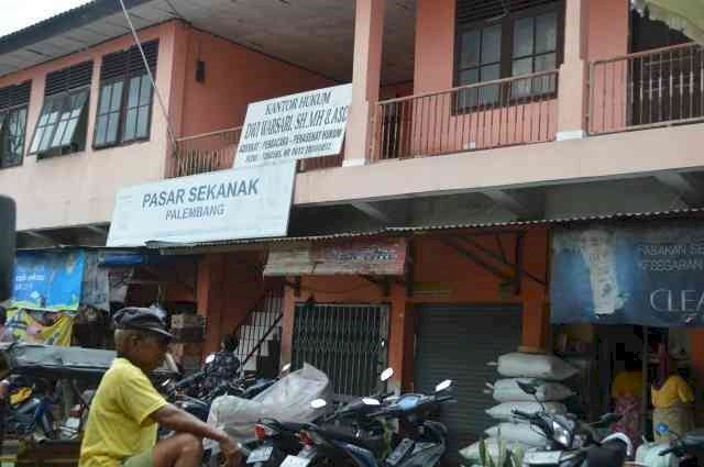 Pasar Sekanak Palembang (Istimewa/rmolsumsel.id)