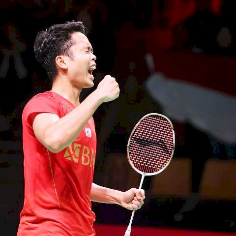 Pebulutangkis Indonesia Anthony Sinisuka Ginting. (Instagram/bwf.official/rmolsumsel.id)