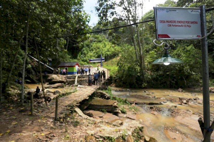 Desa Mandiri Energi Pertamina yang merupakan Desa Binaan dari CSR Kilang Pertamina International Unit Plaju yang digagas sejak tahun 2017 di Merbau, Kabupaten OKU Selatan. (Dok. RU III/rmolsumsel.id)