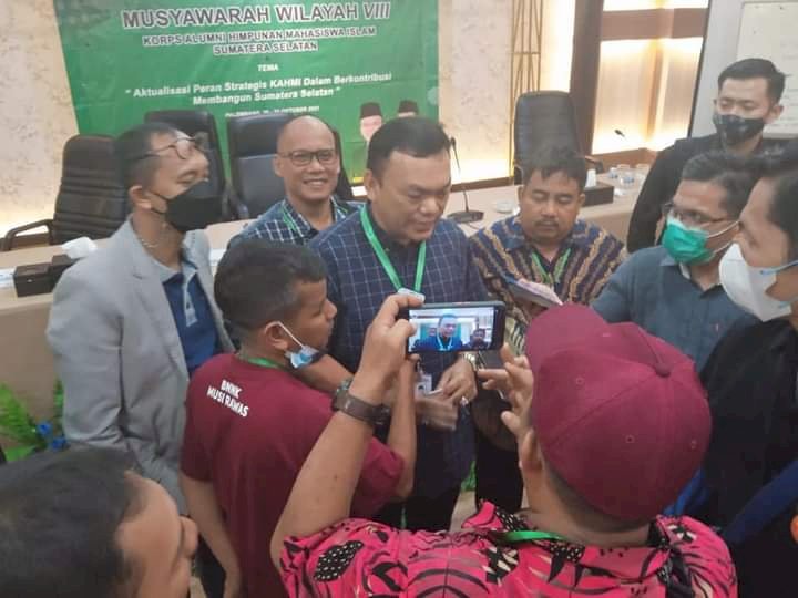 Ketua MW Kahmi Sumsel, Joncik Muhammad saat dibincangi awak media. (ist/rmolsumsel.id)