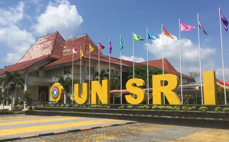 Tampak depan Gedung Rektorat Universitas Sriwijaya. (ist/rmolsumsel)