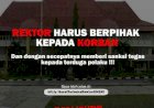 Kasus Dugaan Pelecehan Berlarut-larut, BEM KM Unsri Kirim Surat Terbuka untuk Rektor